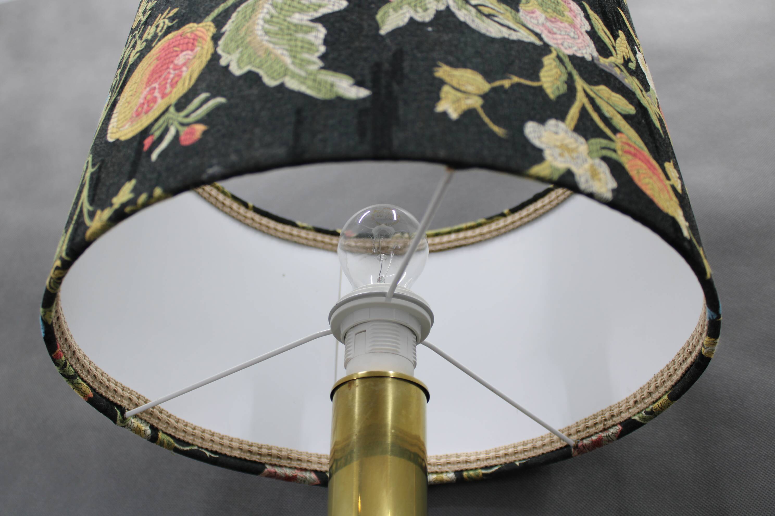 1960s  Pair of Large Brass Table Lamps, Denmark