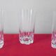 Lot 3 verres à eau cristal d'Arques