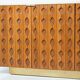 Contemporary Sideboard, Wood and Travertine , Italy