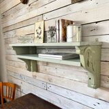 Celadon solid wood shelf