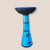 Modernist Ceramic Candle holder, Egyptian Inspired in The Taste Of Francine Delpierre