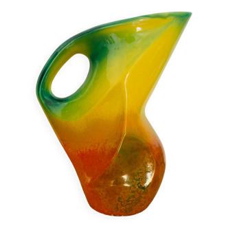 Vintage multi-colored pitcher
