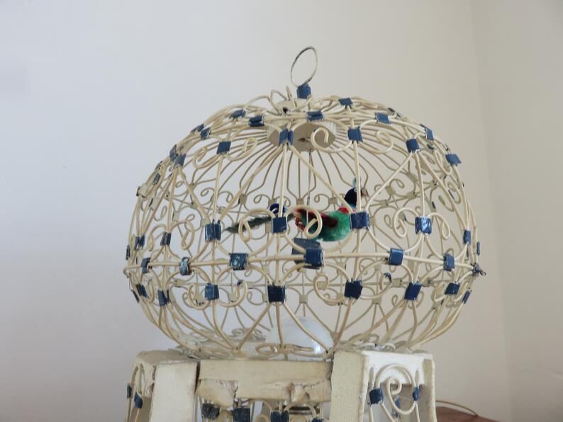 Lamp "bird cage" from the 50s and 60s