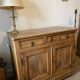 Antique solid wood sideboard – 2 doors, 3 drawers