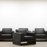Korium KM 3/1 armchair by Tito Agnoli for Matteo Grassi, 80s Italy.