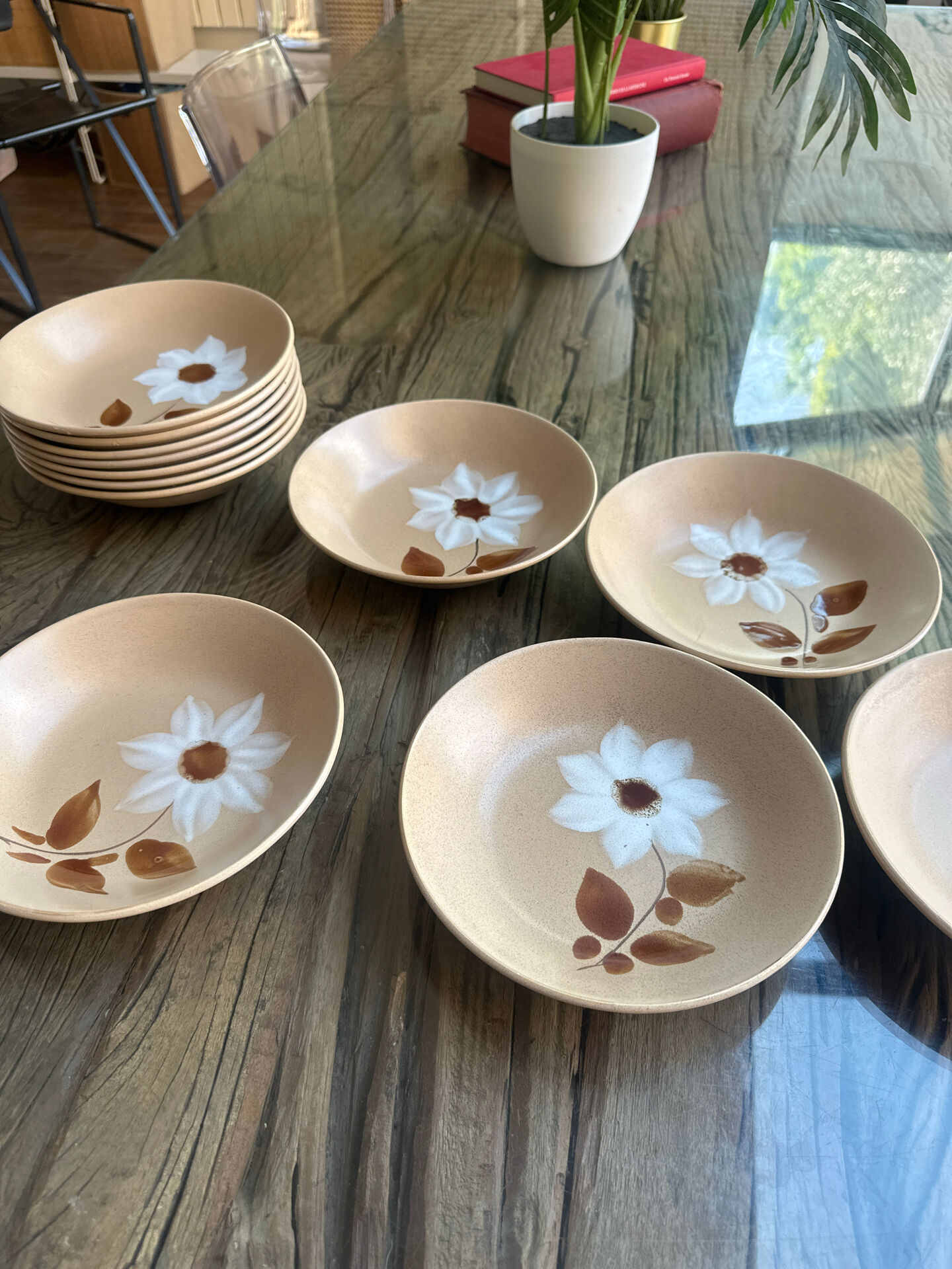 Handmade stoneware plate