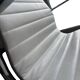 Fauteuil de Bureau Eames EA 119 Cuir Blanc (Herman Miller / Vitra 1970)