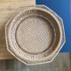 Woven natural fibre basket