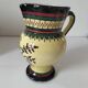 Large Henriot Quimper pitcher – circa 1930/50 – hand-painted Gorse decoration