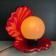 Lampe veilleuse coquillage perle vintage