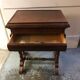 Table travailleuse en acajou debut XXeme