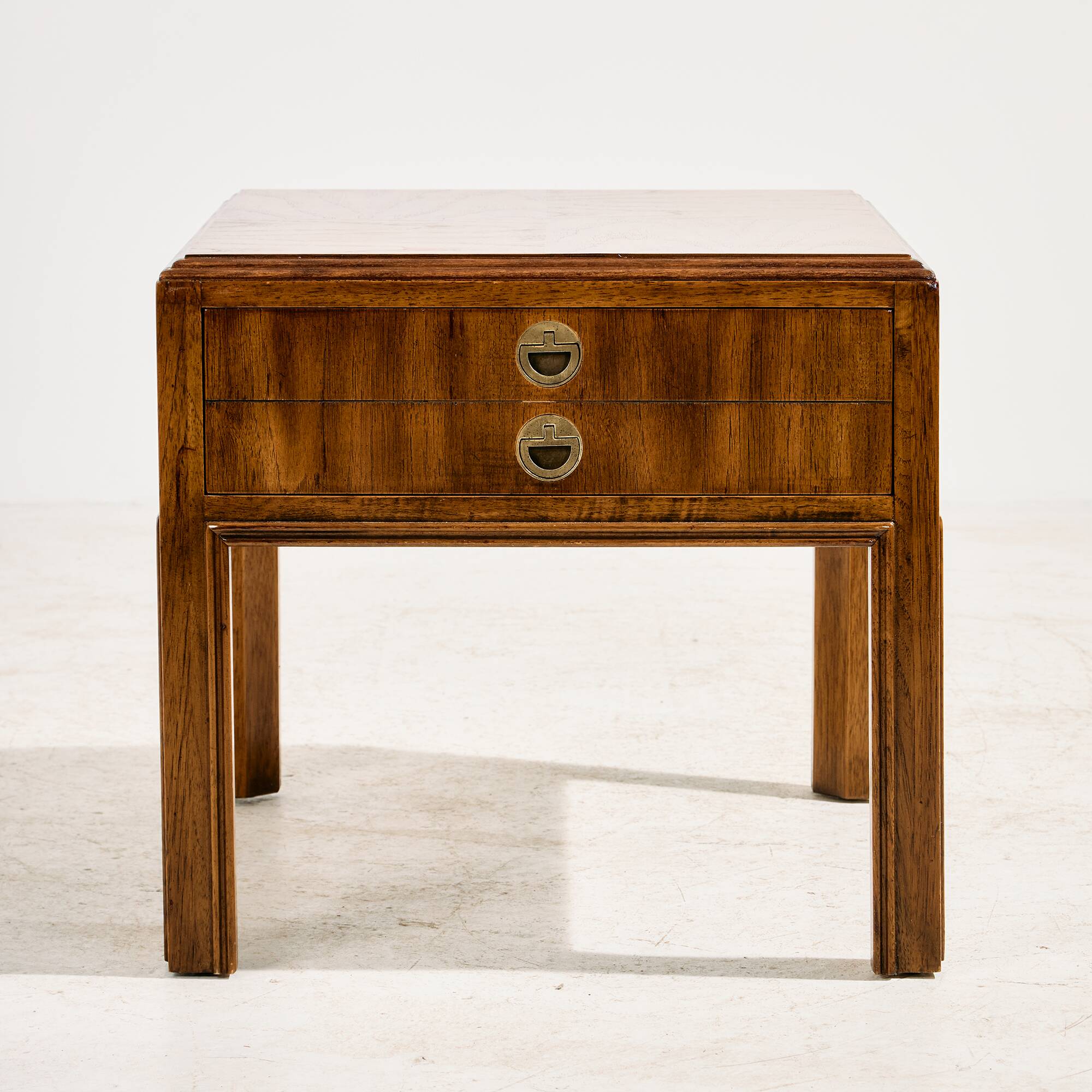 Restored maple bedside table by Drexel