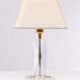 Lampe de table en cristal Hollywood Regency Allemagne années 1970