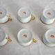 6 cups and saucers Limoges Robert Haviland, mid-20th century