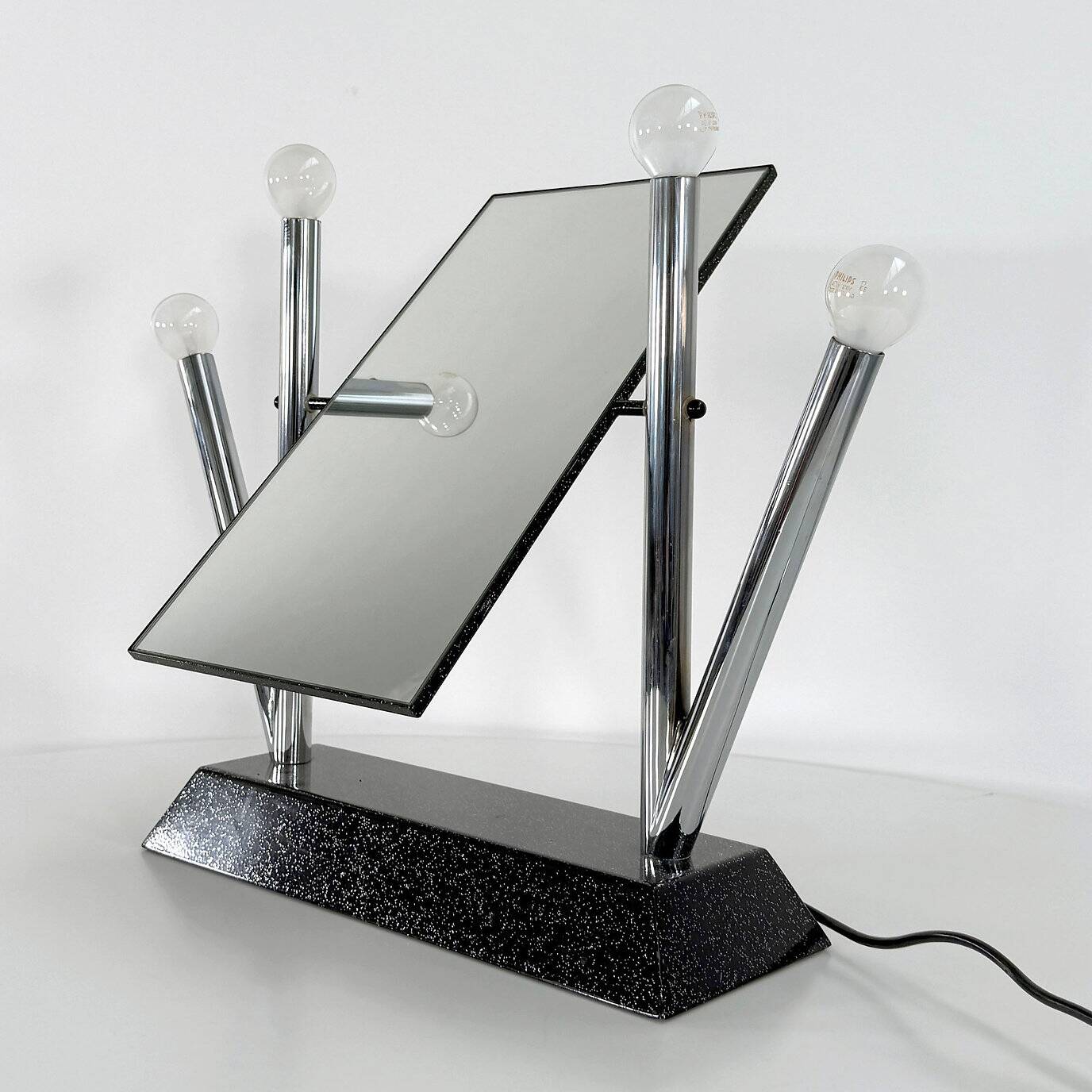 "Yucca" table mirror by Anna Anselmi for Bieffeplast, 1980