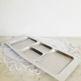 Vintage stainless steel aperitif dish