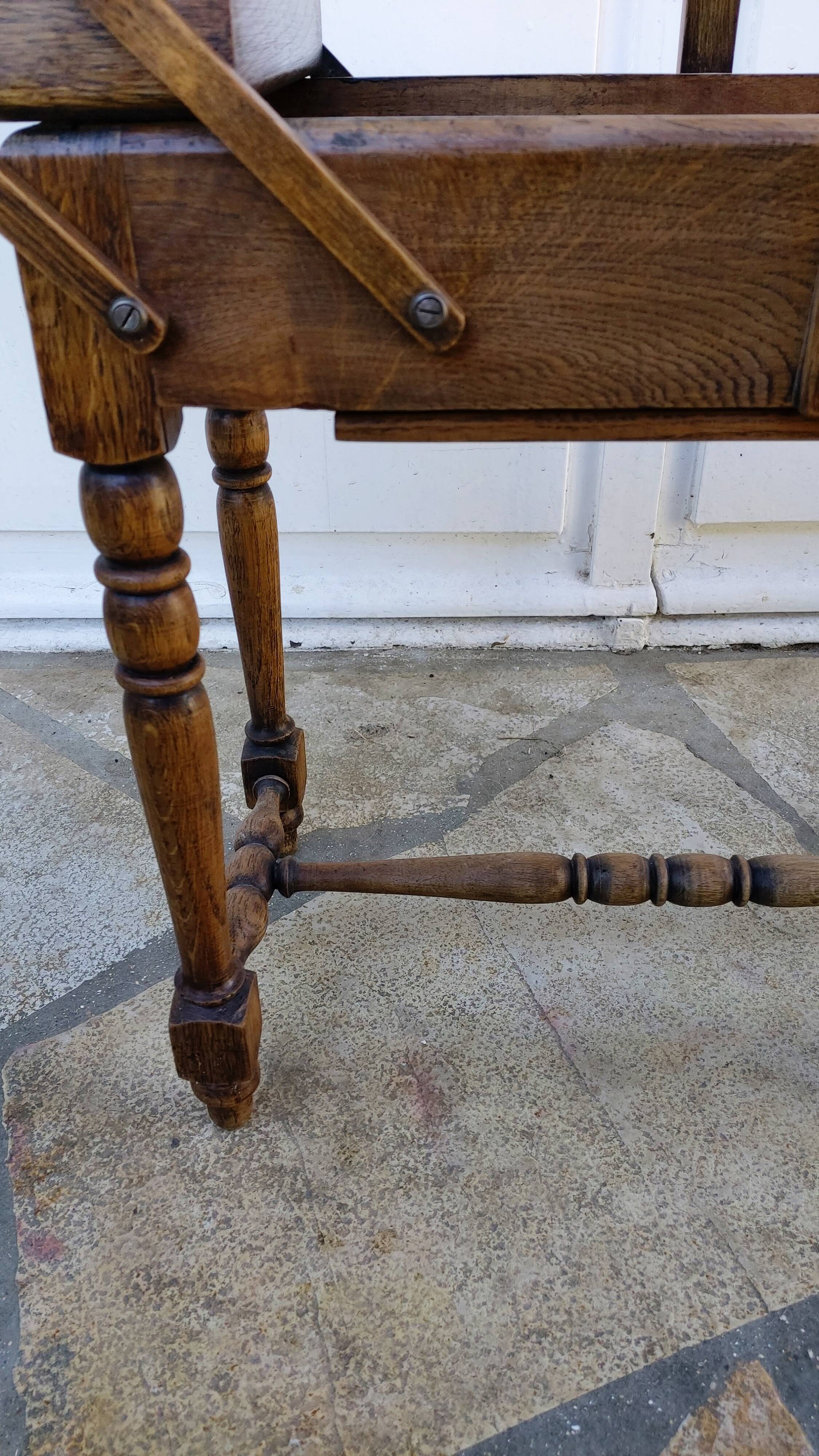 Vintage sewing worker