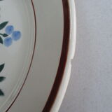 Assiette H B C   «  côte d'argent »