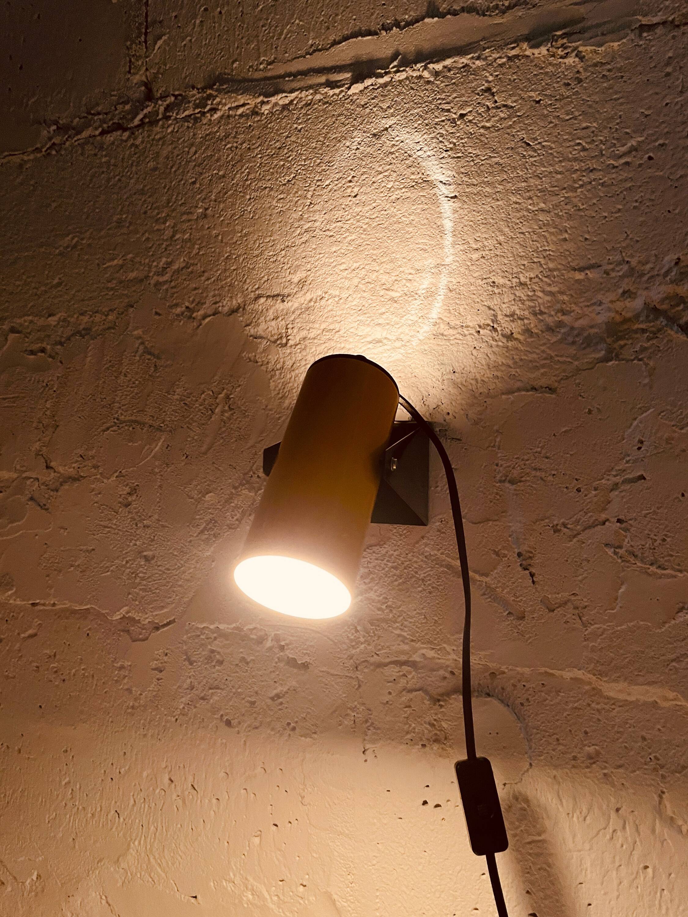 Yellow lamp Brilliant, 1970's