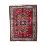 Nice large vintage carpet chirwan Azerbaijan handmade 234x310 cm