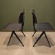 3 chaises Galvanitas S16 Black