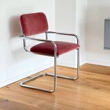 Chaise cantilever chromées vintage Bauhaus Cesca