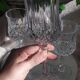Large crystal glasses