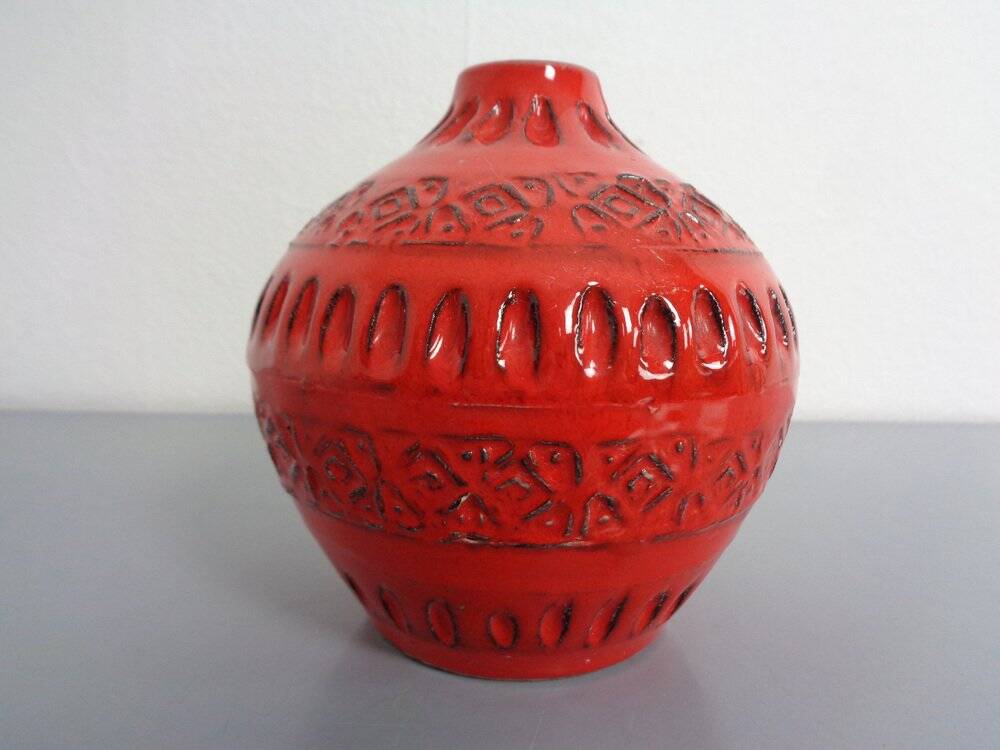 Ceramic vase by Aldo Londi for Bitossi, 1960s