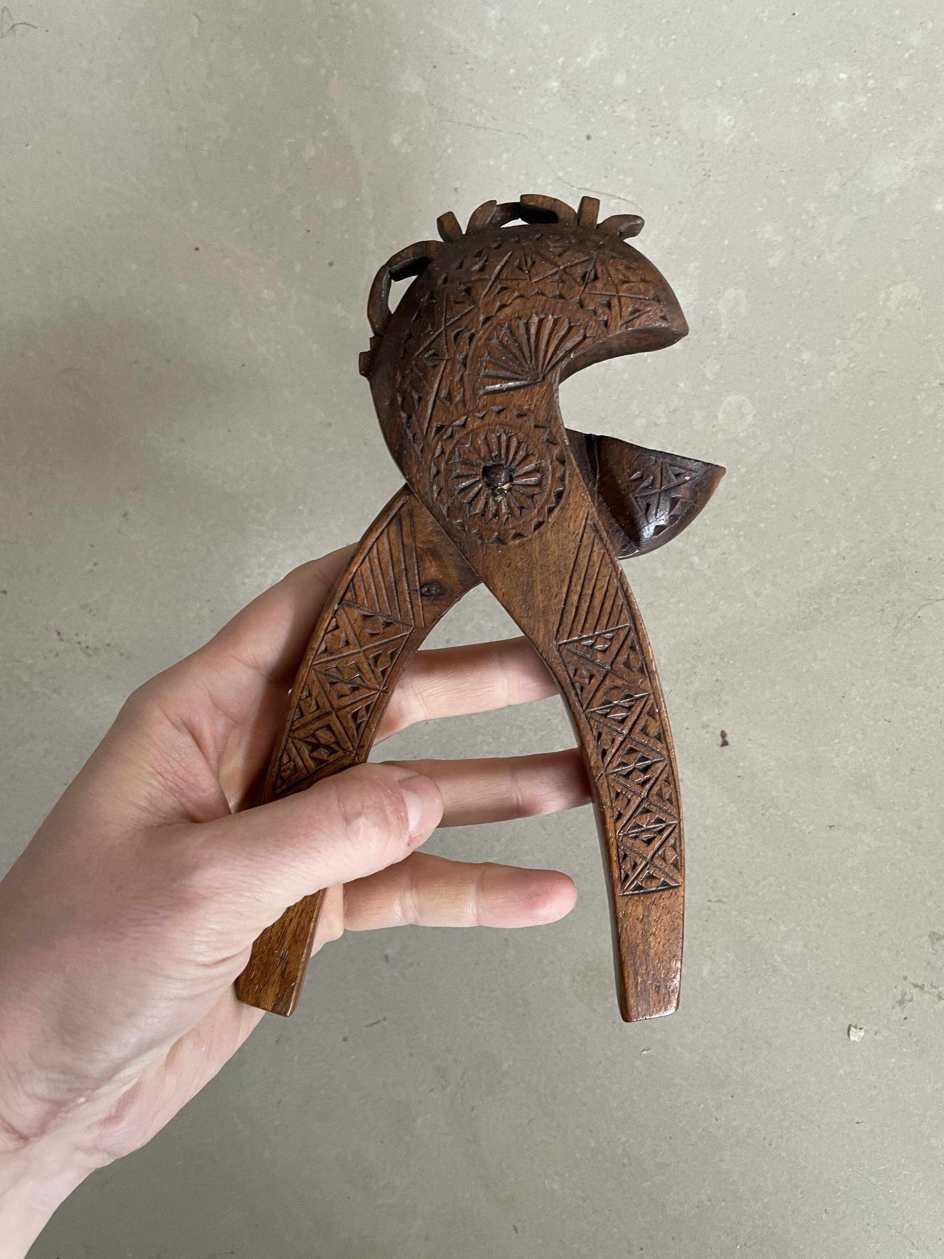 Old wooden nutcracker / Folk art