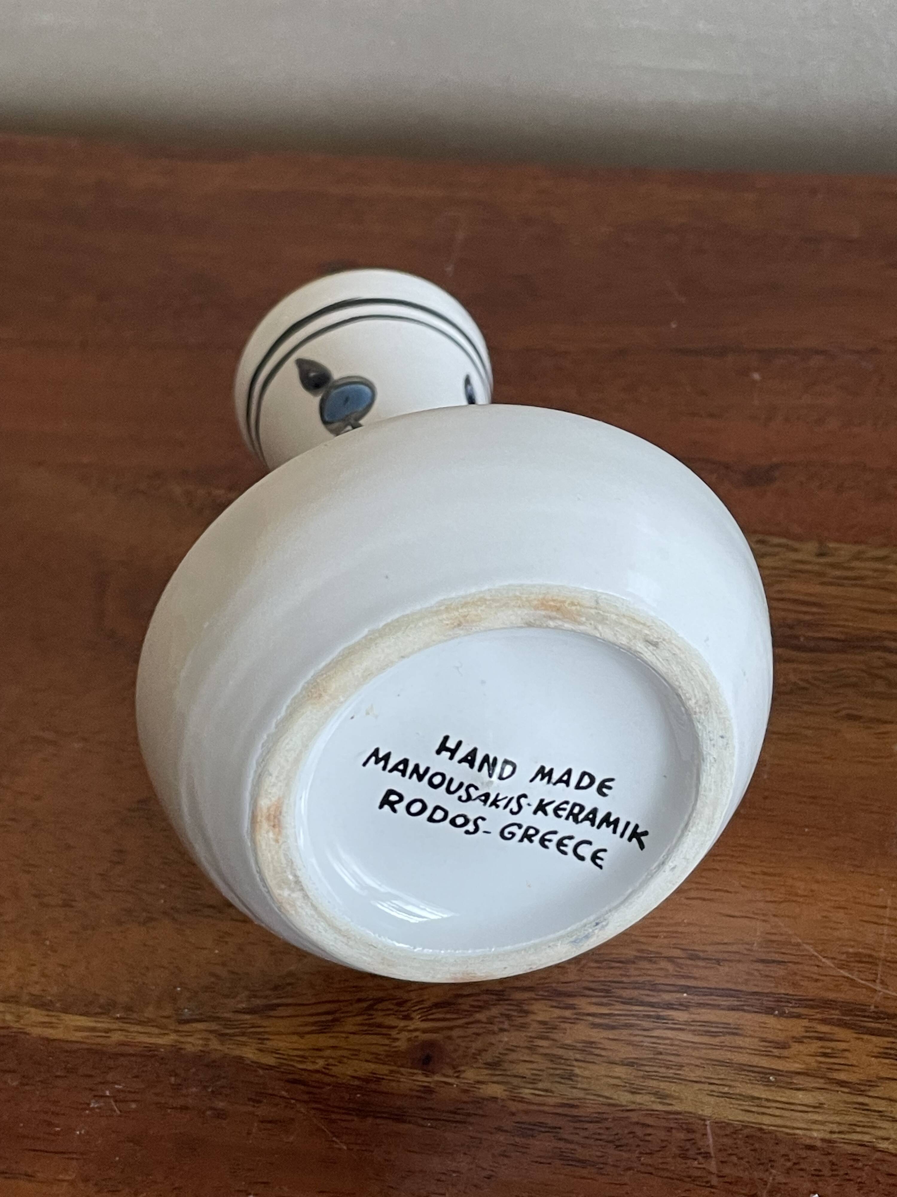 Ceramic candle holder Greece