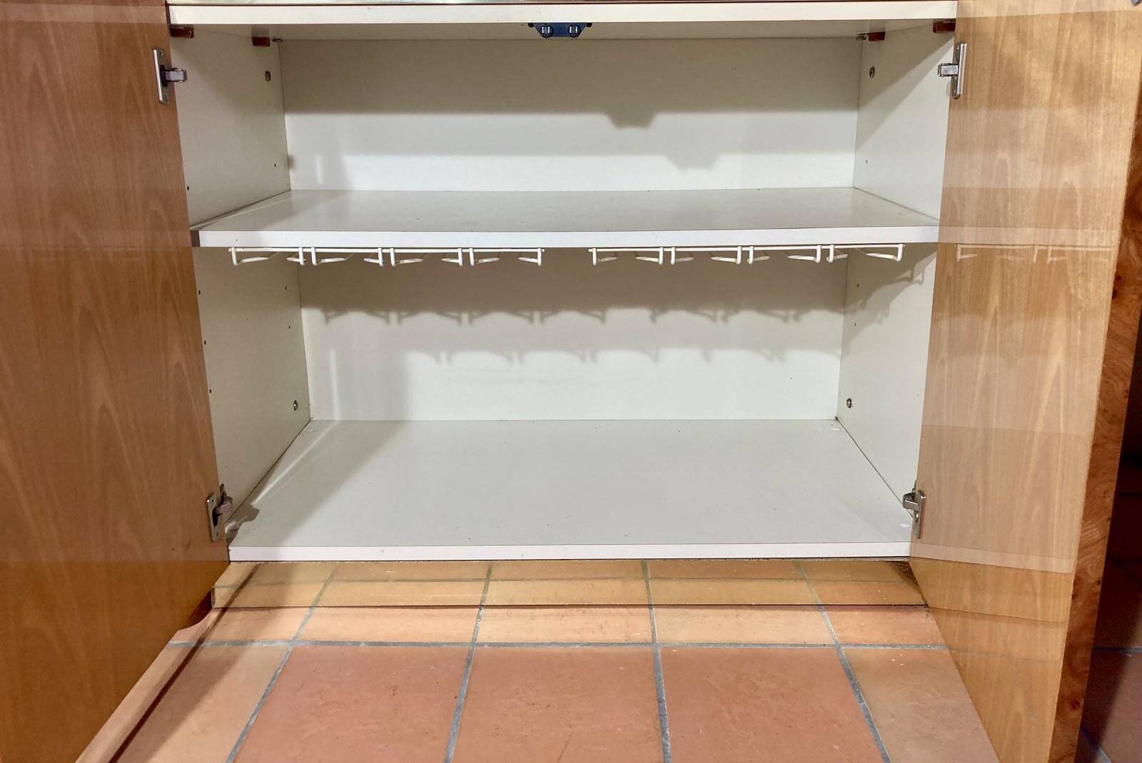 Elm burl sideboard from the 1970s