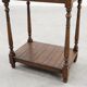 Small rustic cabinet with drawer or nightstand in oak, France 19th century