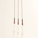 Suspension Drop triple by Uno & Östen Kristiansson for Luxus, Sweden.