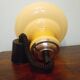 Suspension up and down, opaline lampshade, chrome metal, volvit system