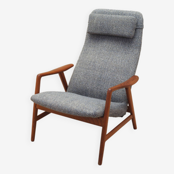 Teak armchair, Scandinavian design, 1960s, designer: Alf Svensson, manufacture: Fritz Hansen