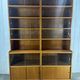 Pair of large vintage wooden display cabinets – 1960s/70s