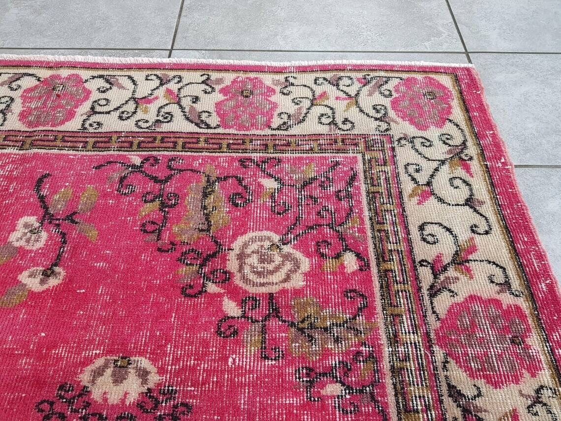 Oushak Antique Floor Wool Rug sku 2635