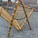 Porte revues bambou vintage 1940
