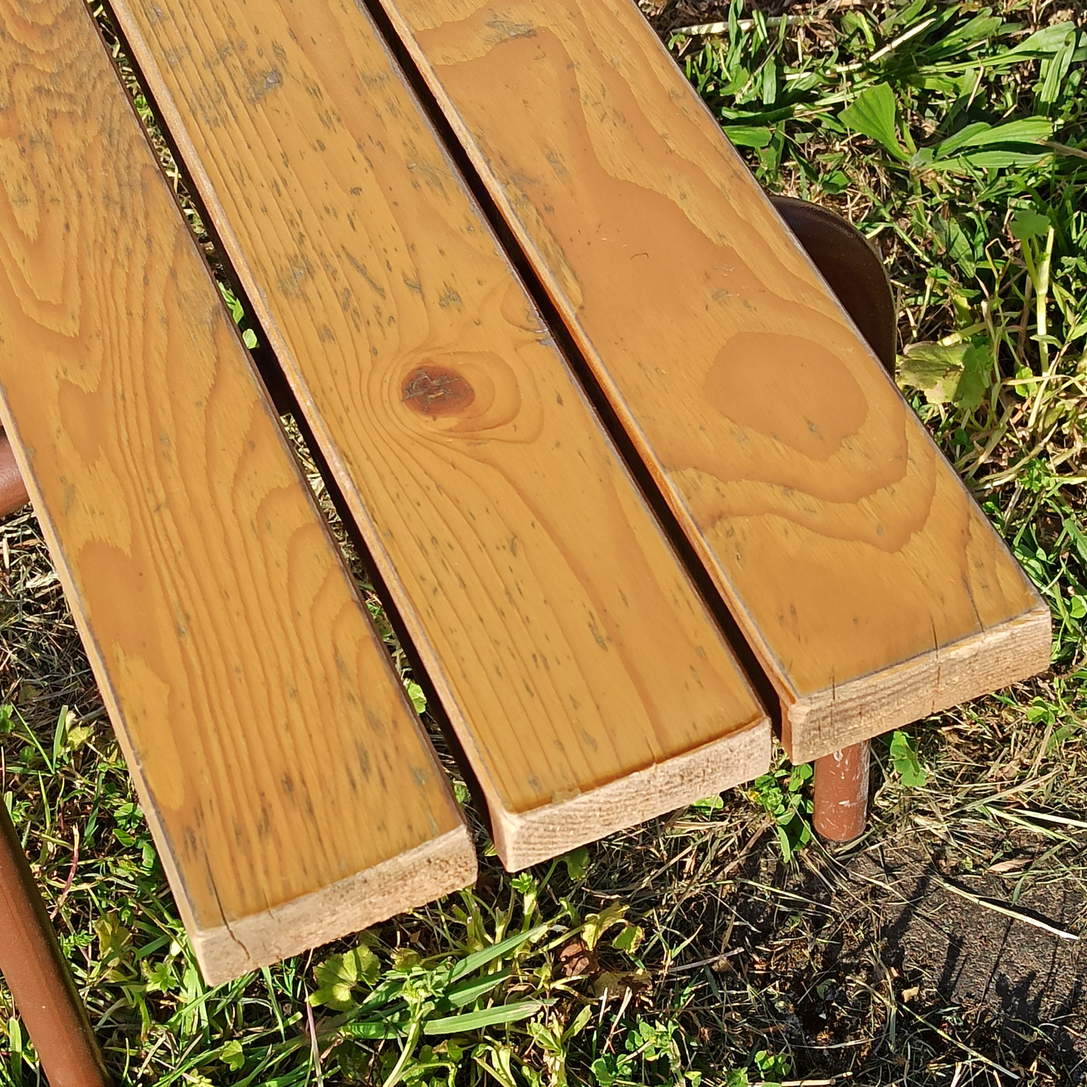 Vintage school bench 2 meters