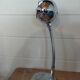 Eye ball space age lamp. Chrome.