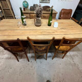 Old workshop table in elm