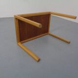 Danish Oak Side Table, 1960s