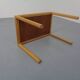 Danish Oak Side Table, 1960s