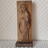 Virgin wooden sculpture