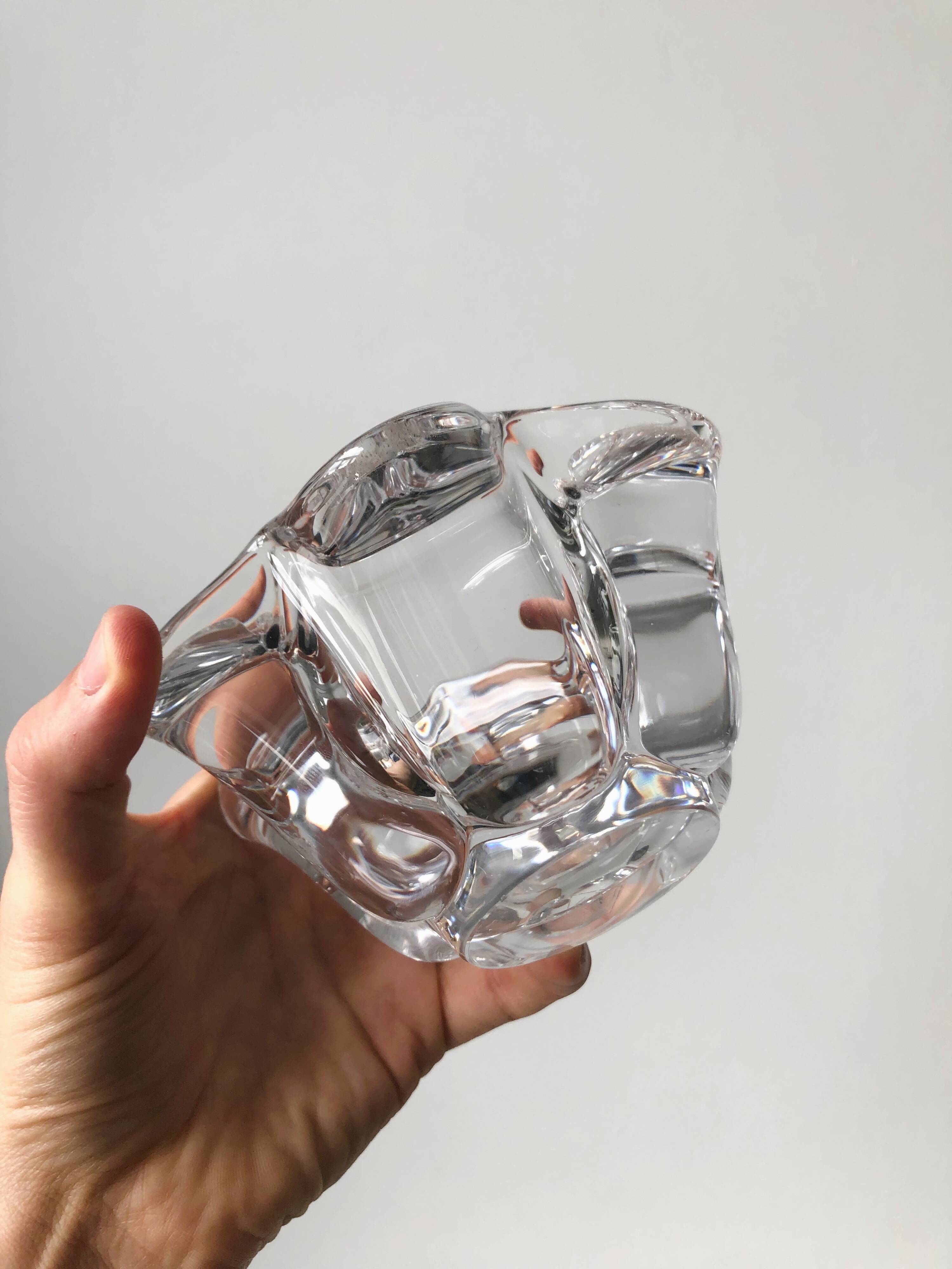 Crystal ashtray from Vannes France