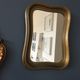 Set of golden mirror of the 70/80 - 19x29cm