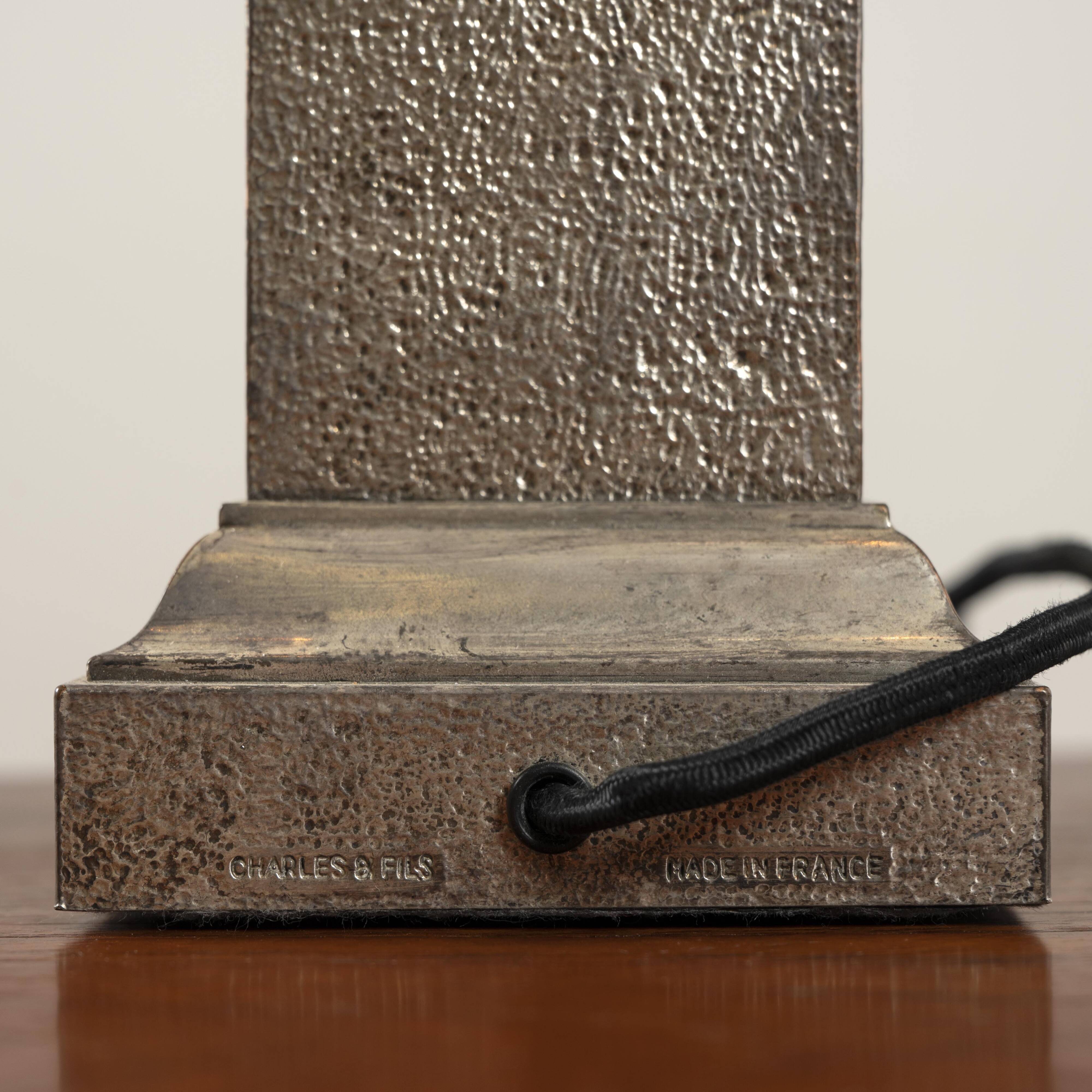 Lamp by Maison Charles & Fils, Paris, 1970