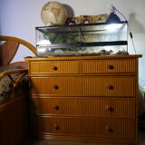 Commode en rotin