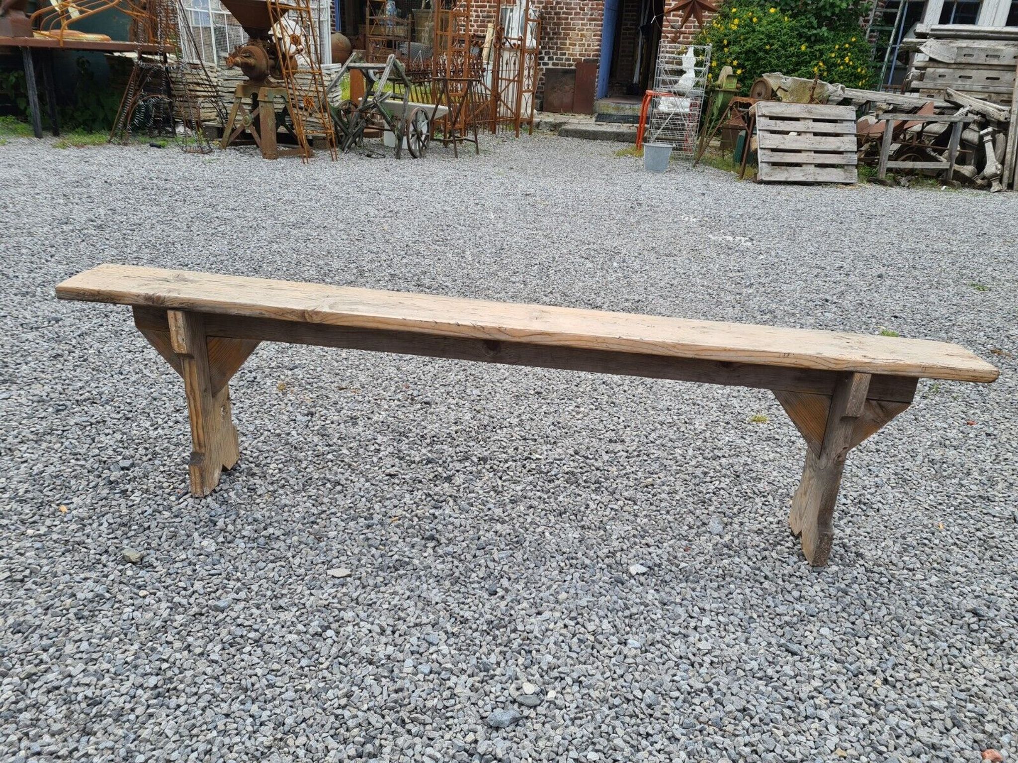 Wooden bench