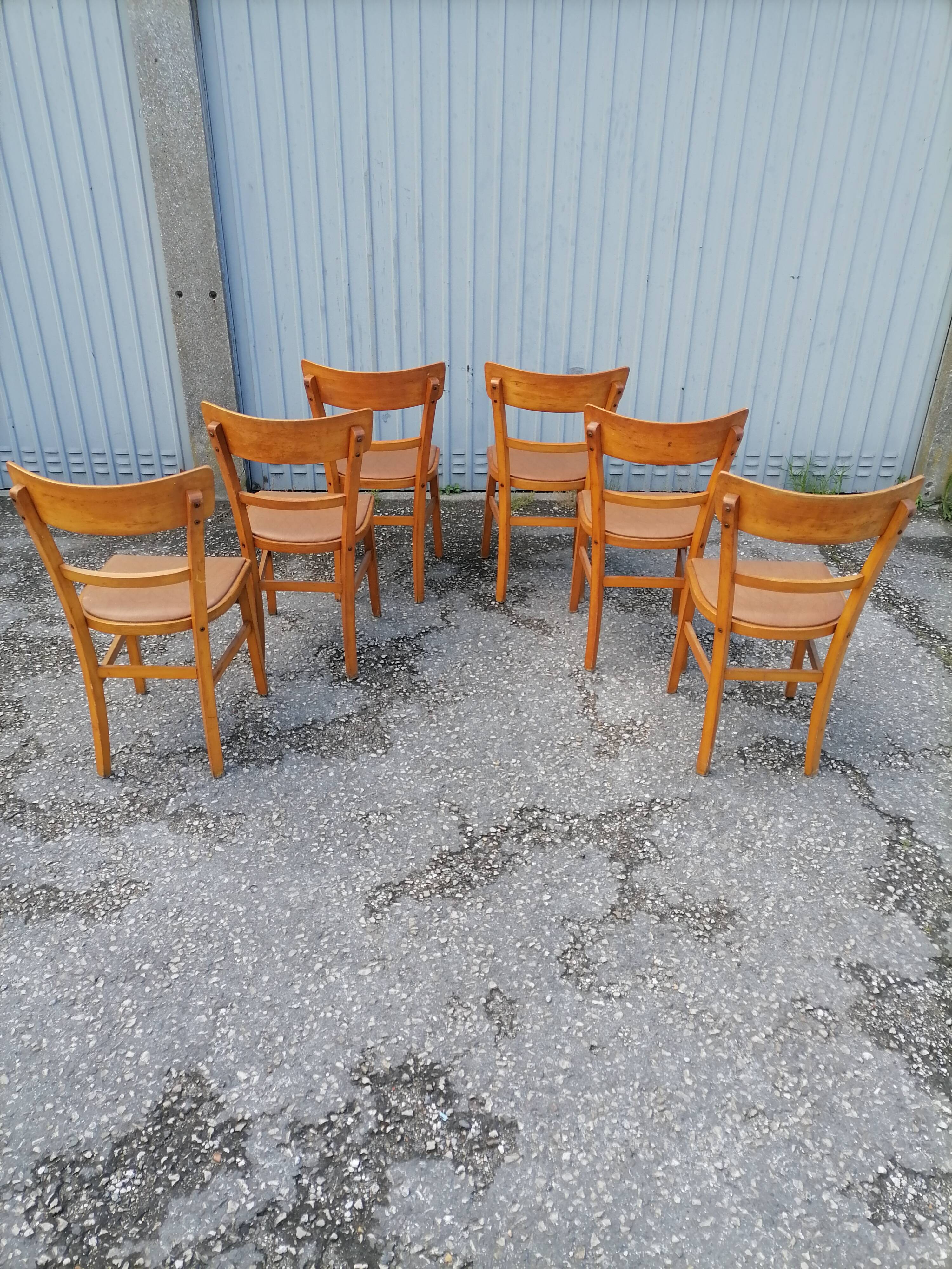 6 bistro bar chairs